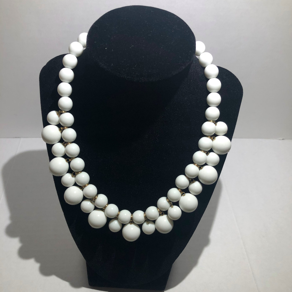 Retro white beads!